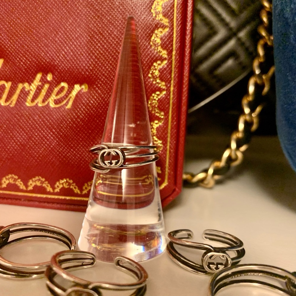 Adjustable Rustic Silver Ring - image 4